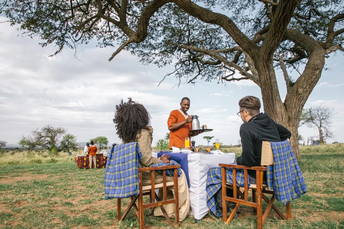 Accommodation at Ang'ata tented camp